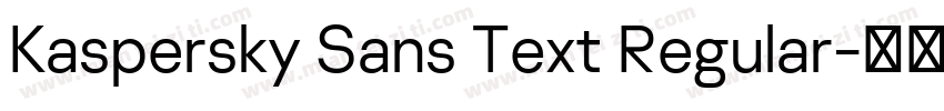 Kaspersky Sans Text Regular字体转换